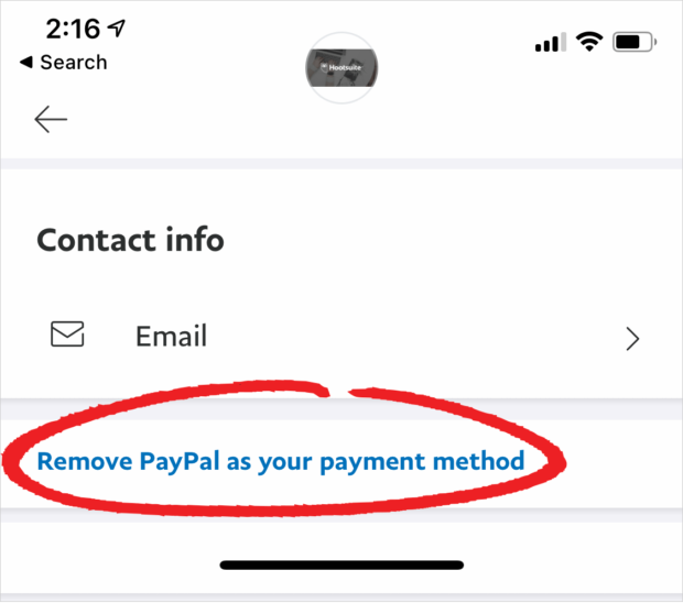 Remove Paypal As Your Payment Method
