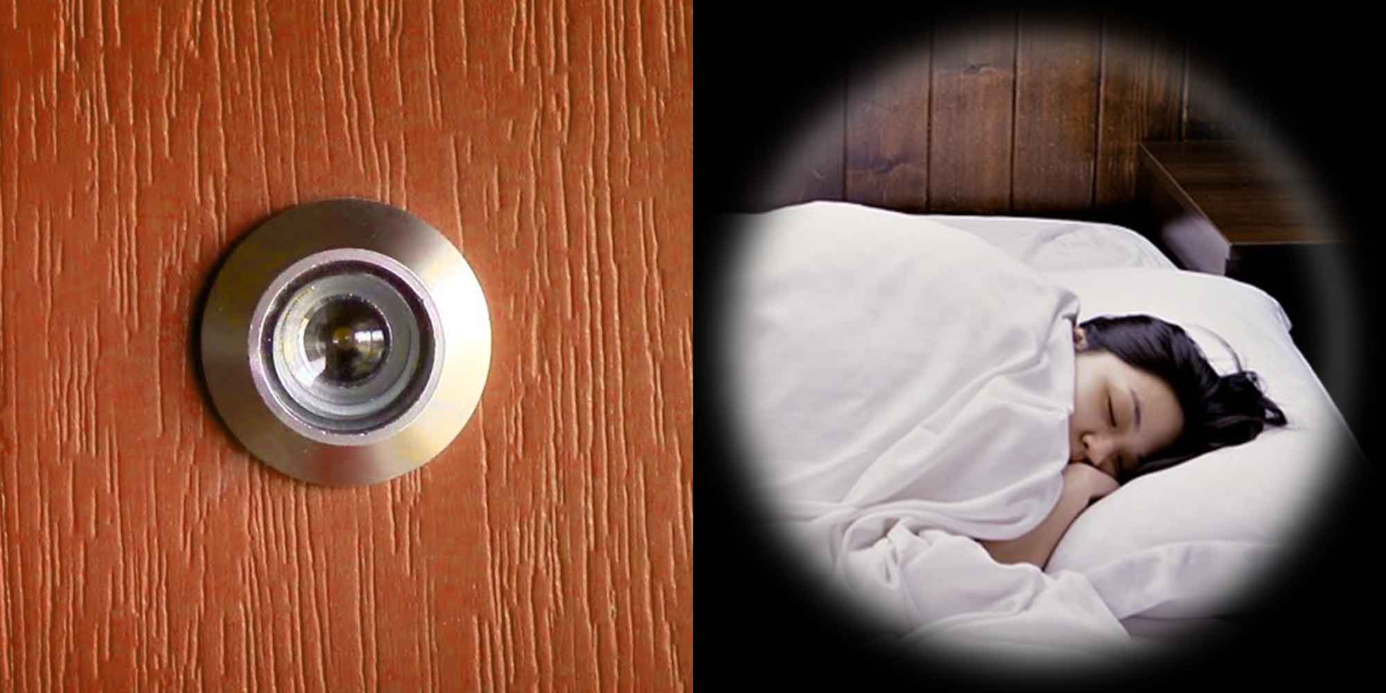 This Creepy Reverse Peephole Viewer Lets You Look Inside A Room