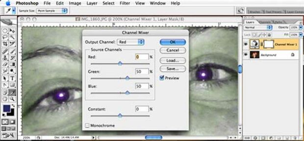 How To Get Rid Of Red-Eye Photoshop - Adobe Photoshop Tutorial