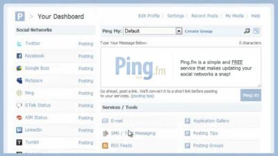 pingfm feature