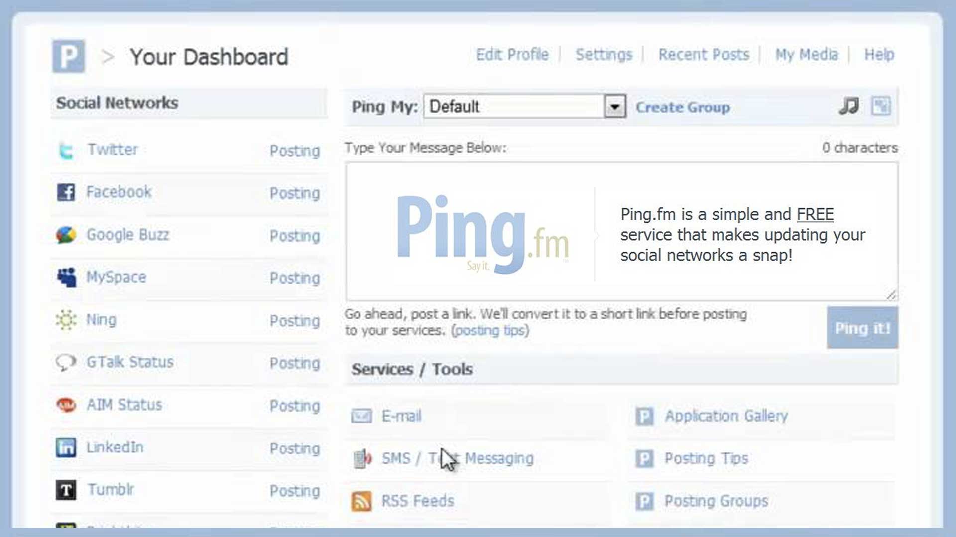Ping.fm goes down. But for how long?