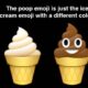 The Poop & Ice Cream Emojis