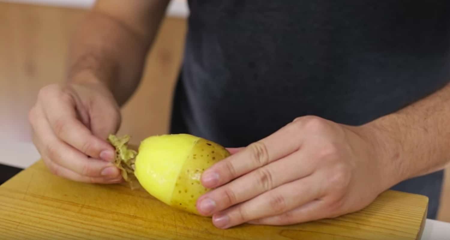 How To Peel A Potato... Without A Peeler