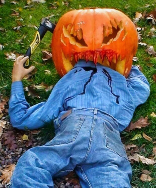 Pumpkin Monster - Funny Pumpkin Carving Ideas