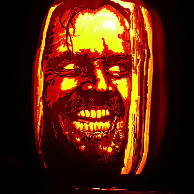 The Shining - Creepy Pumpkin Carving Template