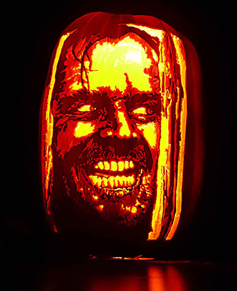 The Shining Pumpkin Carving - Creepy Halloween Pumpkin Carving Template