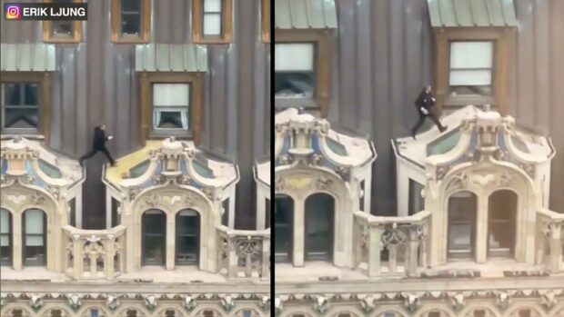 Shocking Video Shows Man Jumping Across New York City Rooftops