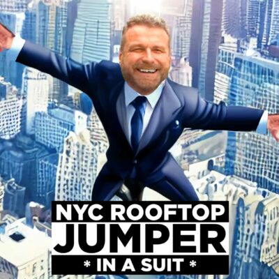 Caught On Video: Old Man In Suit Performs Amateur Parkour Jumping Stunt Across New York City Rooftops