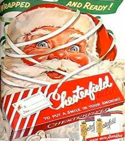 Smoking Santa Claus