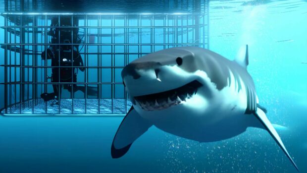 Anti-Shark Cage - Jaws Quint Quotes - &Quot;What Are You? Some Kind Of Half-Assed Astronaut?&Quot;