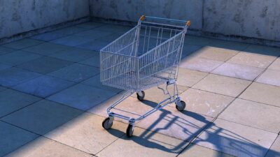 shopping cart abandoned