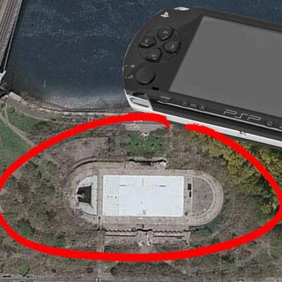 Google Maps User Finds A Giant Sony PSP in North Dakota