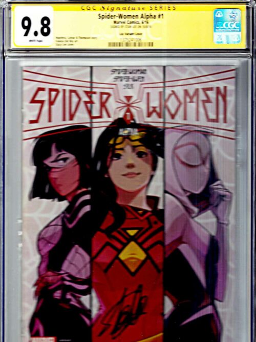 Spider-Women Alpha # 1 Signed By Stan Lee: There Was Only One Spider-Woman Alpha #1 Comic Book That Stan Lee Signed Before He Died And This Is It. If You Want To Add A Rare One Of A Kind Item To Your Stan Lee Memorabilia Collection, Then This Might Be What You Are Looking For.
