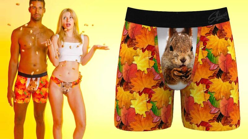 Squirrel Boxer Briefs - Funny Underwear For Men That Will Make Your Partner Smile