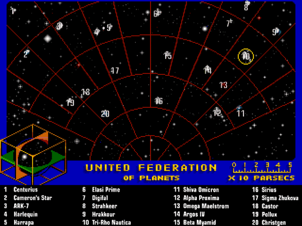 Star Trek 25Th Anniversary Game Map