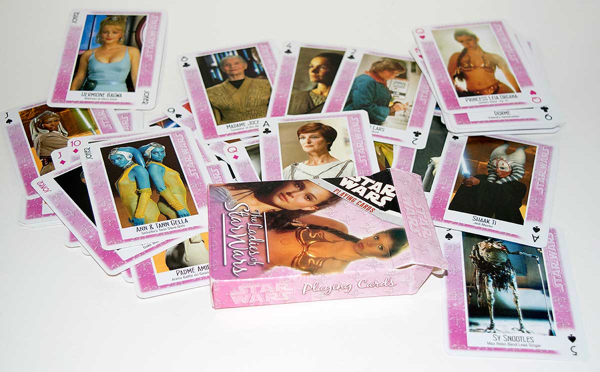 The Ladies of Star Wars Playing Cards
