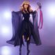 Stevie Nicks Barbie doll pre-order: Black dress, pink bow.