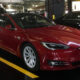 Tesla Model S for rent at Hertz
