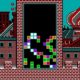 A screenshot of a Tetris video game.