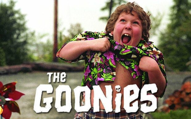 Chunk From The Goonies Cast Doing The &Quot;Truffle Shuffle&Quot;