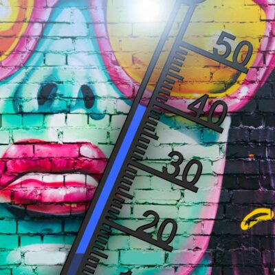 thermometer graffiti