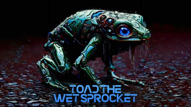 Digital Art Of Toad The Wet Sprocket, A Wet Robot Frog