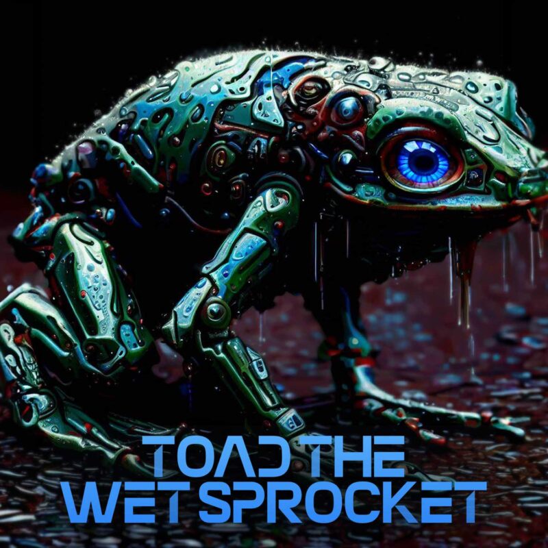 Digital Art Of Toad The Wet Sprocket, A Wet Robot Frog