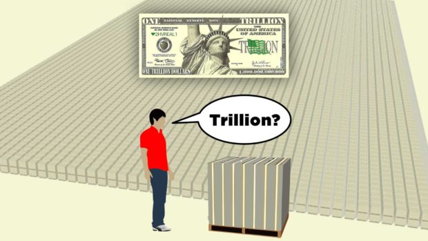 The United States Is Several Trillion Dollars In Debt! But Exactly What Does A Trillion Dollars Look Like?