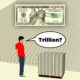 The United States is several TRILLION dollars in debt! But exactly what does a trillion dollars look like?
