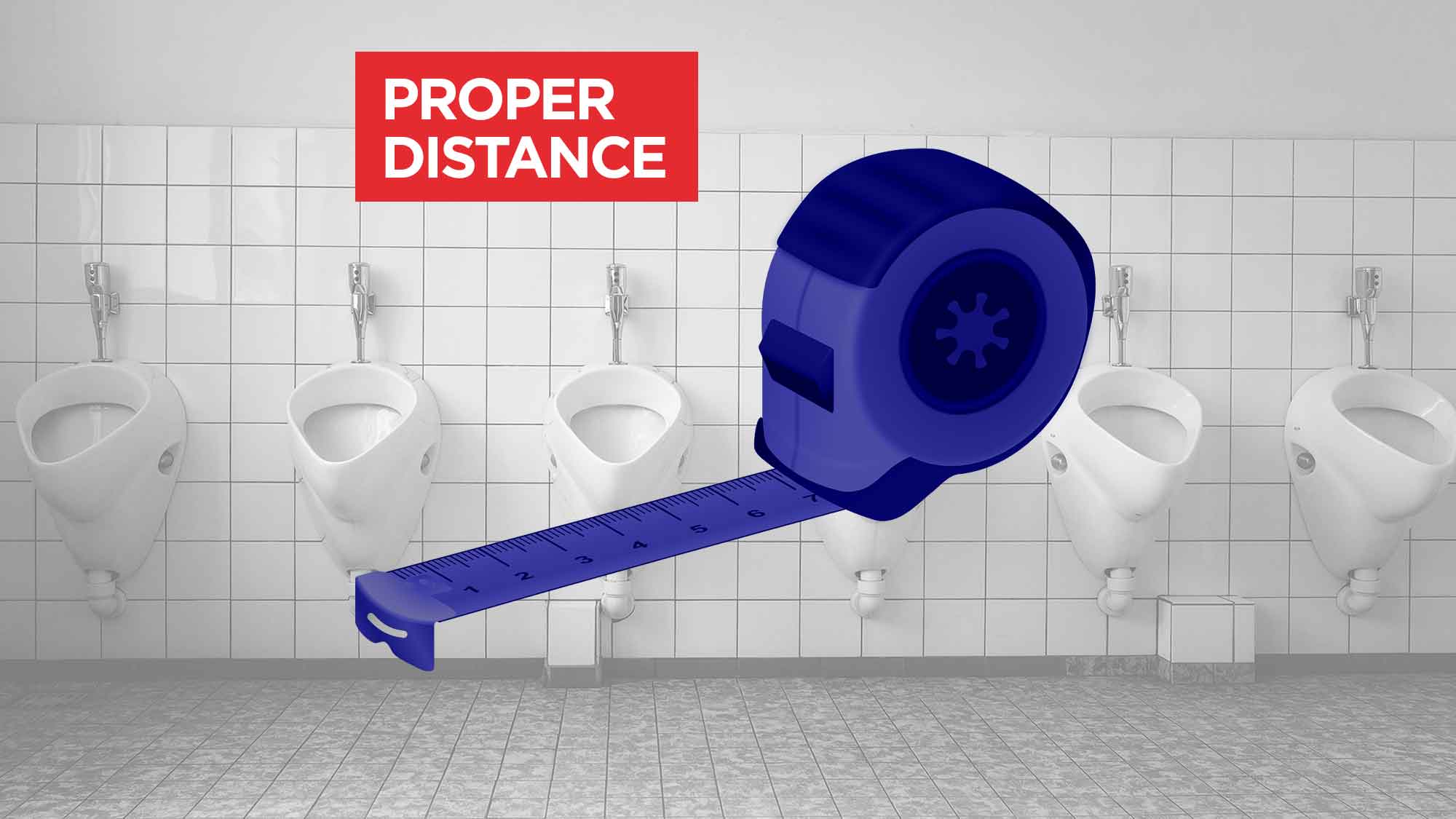 Urinal Etiquette Distance