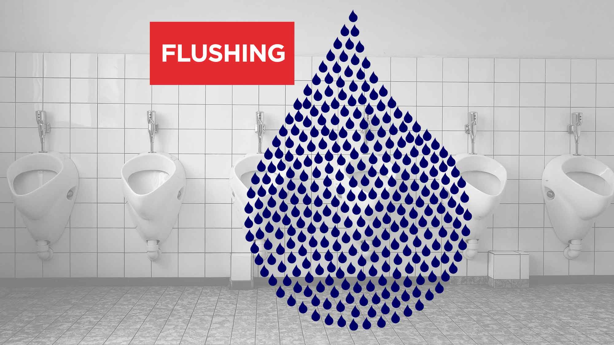 Urinal Etiquette Flush