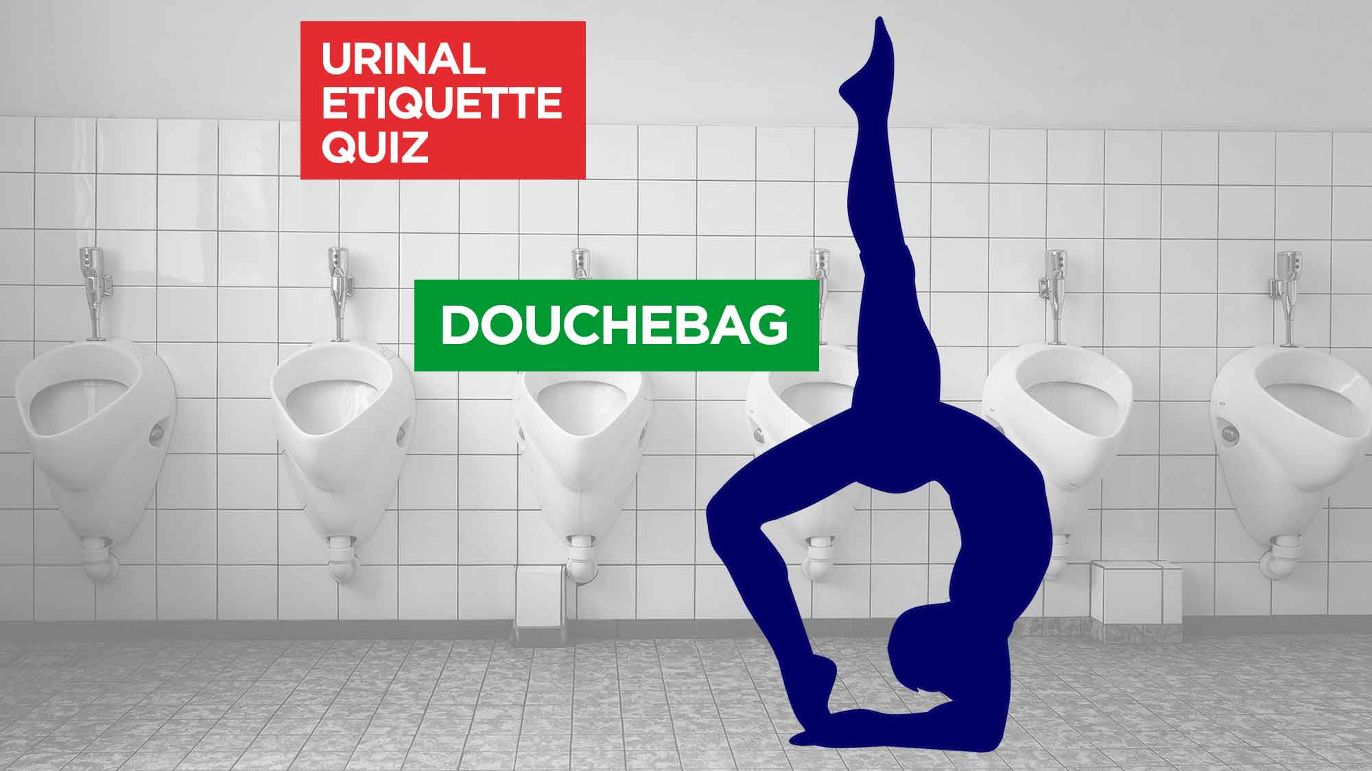 Urinal Etiquette Score Douche