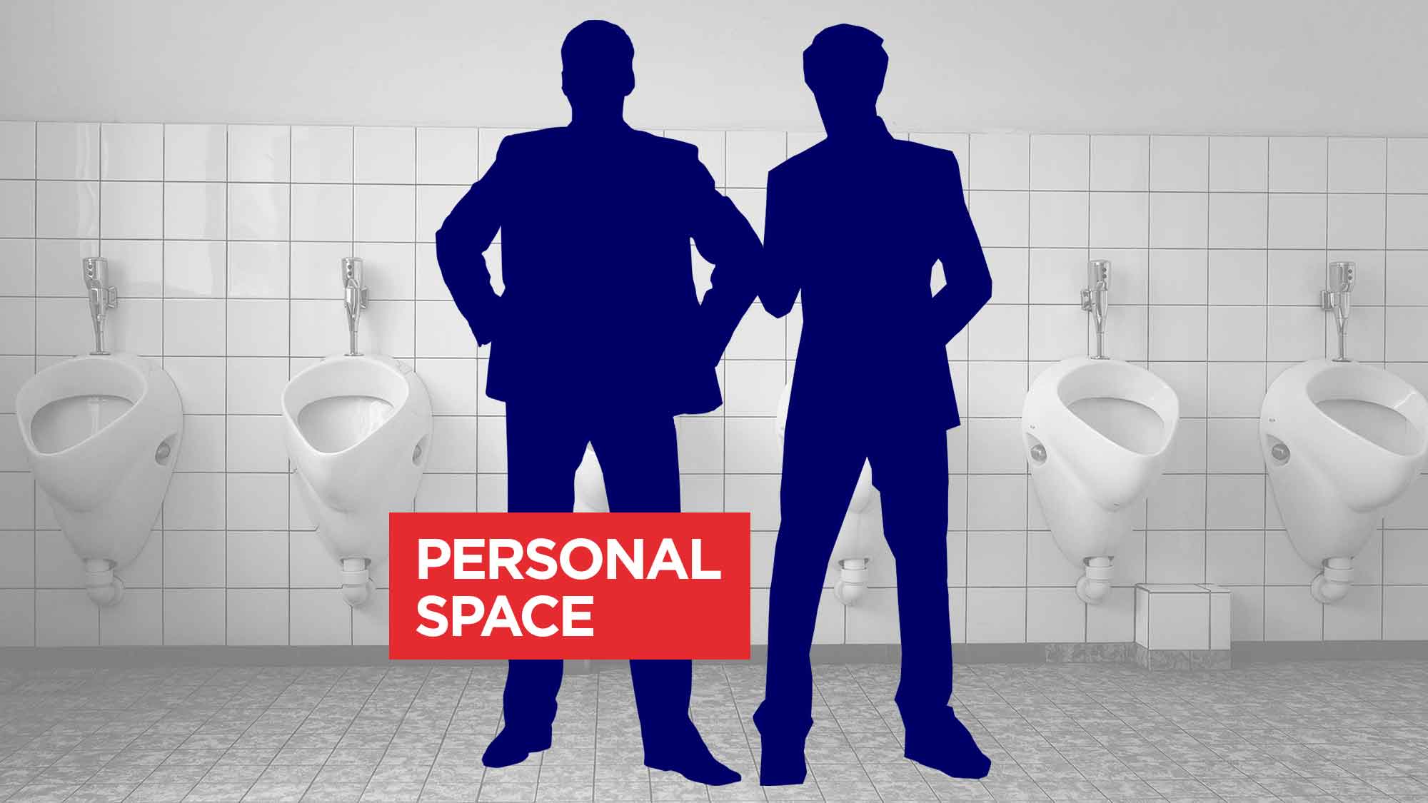 Urinal Etiquette Space