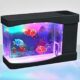 Mini USB Aquarium Desk Toy With Artificial Fish