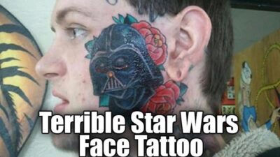 vader face tattoo