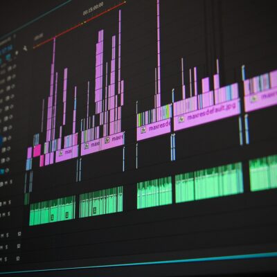 video editing timeline , editing, video, computer