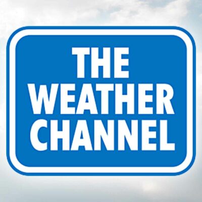 The Weather Channel logo featuring clouds.