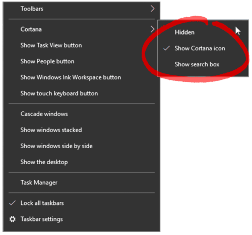 Hide The Windows 10 Taskbar Search Box And Add More Space To Your Taskbar