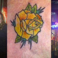 I Got A Yellow Rose Tattoo During My Lunch Break