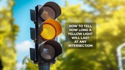 How To Determine The Yellow Light Timing At Any Intersection.