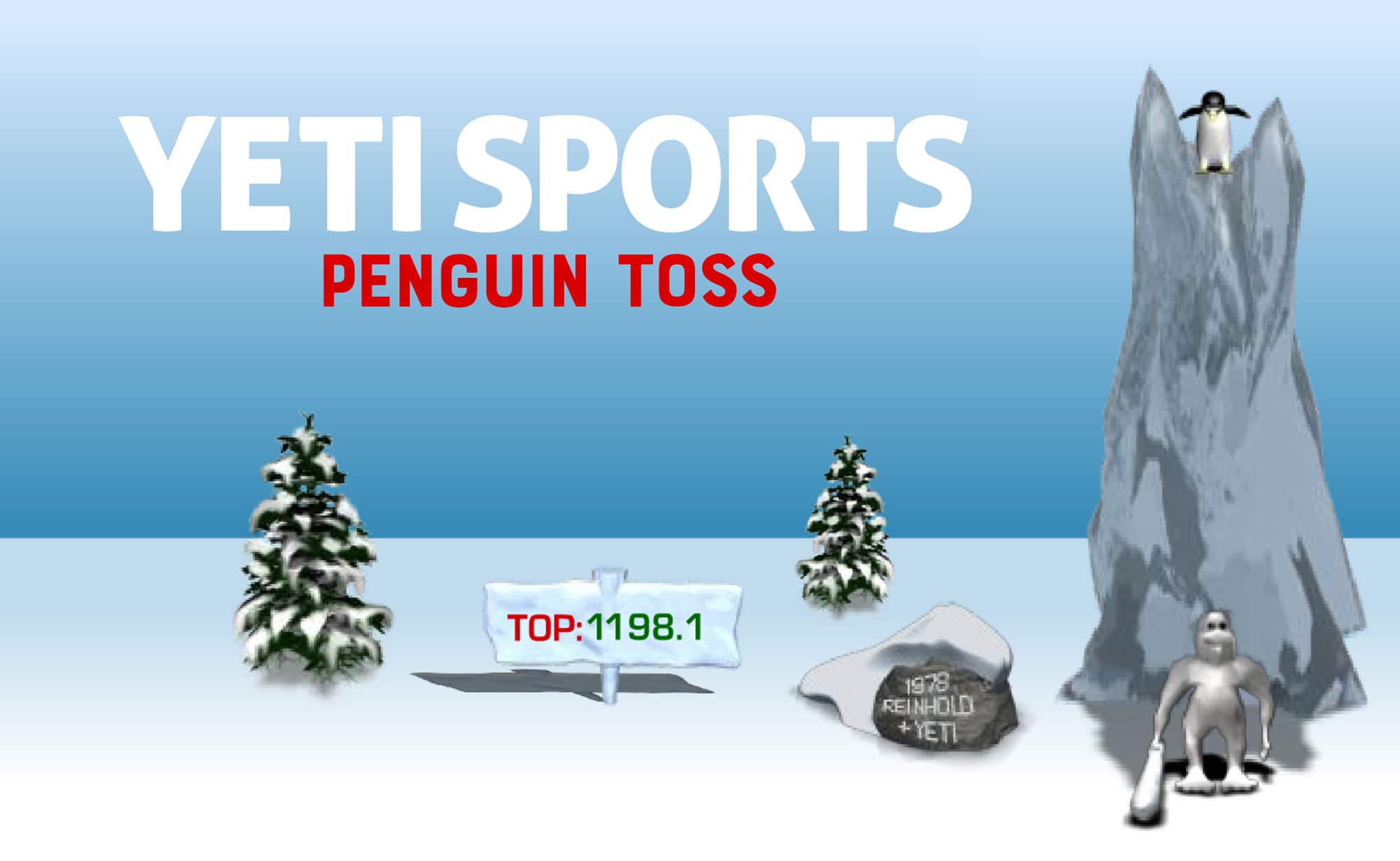 Yeti Sports Pingu Throw