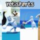 Yeti Sports Games - A collage of scenes from Yetisports games depicts a Yeti interacting with penguins in various snowy and beach settings, with the Yetisports logo at the top.